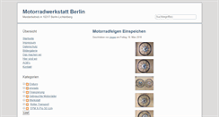 Desktop Screenshot of motorradwerkstattberlin.de