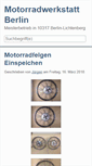 Mobile Screenshot of motorradwerkstattberlin.de